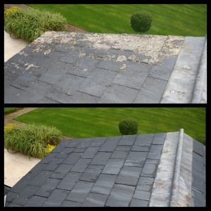 image of roof clean
