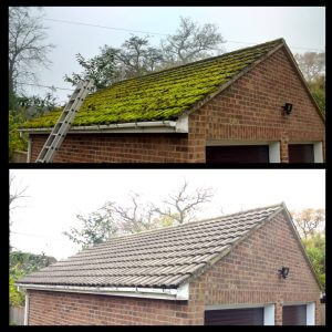 image of roof clean
