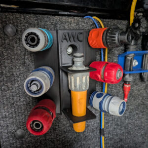 hose fitting connector storage